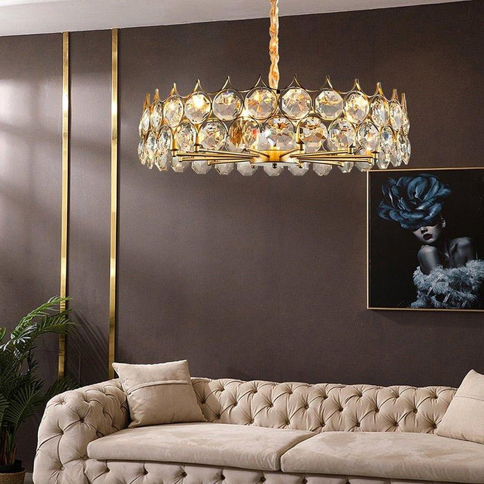 Crystal Luxury Golden Branch Chandelier.