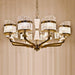 Crystal Luxury Golden Chaise Chandelier.