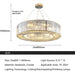 Crystal Luxury Golden Coronal Chandelier - DWHOME