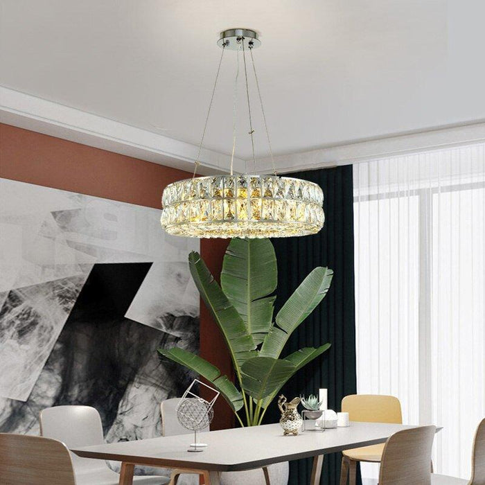 Crystal Luxury Golden Crown Chandelier - DWHOME