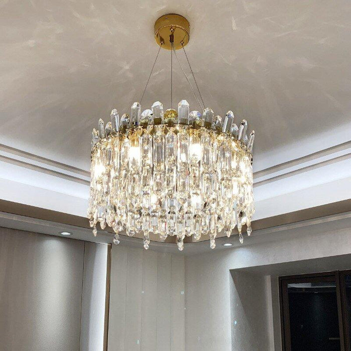 Crystal Luxury Golden Diadem Chandelier.