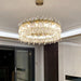 Crystal Luxury Golden Diadem Chandelier.