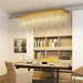 Crystal Luxury Golden Drapes Chandelier.