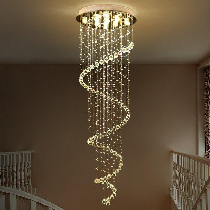 Crystal Luxury Golden Garland Chandelier - DWHOME