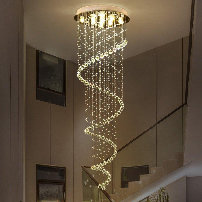 Crystal Luxury Golden Garland Chandelier - DWHOME