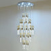 Crystal Luxury Golden Helix Chandelier.