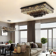 Crystal Luxury Golden Plateau Chandelier-DWHOME