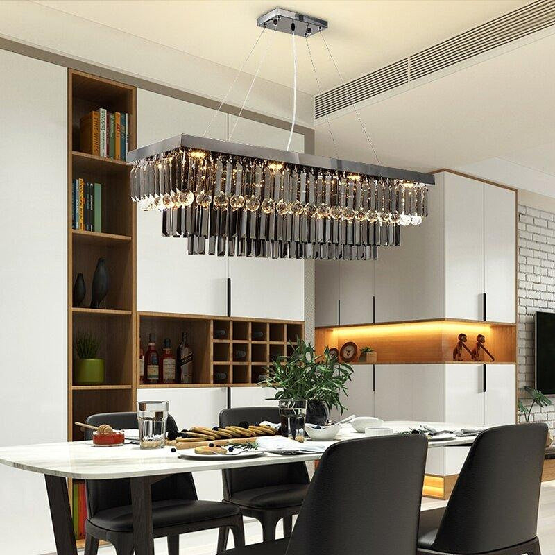 Crystal Luxury Golden Plateau Chandelier-DWHOME