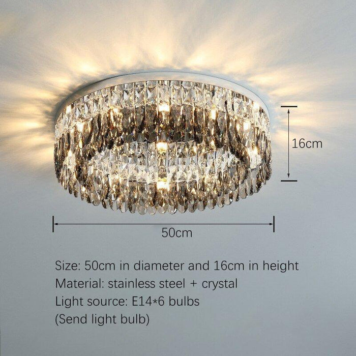 Crystal Luxury Golden Portal Chandelier - DWHOME