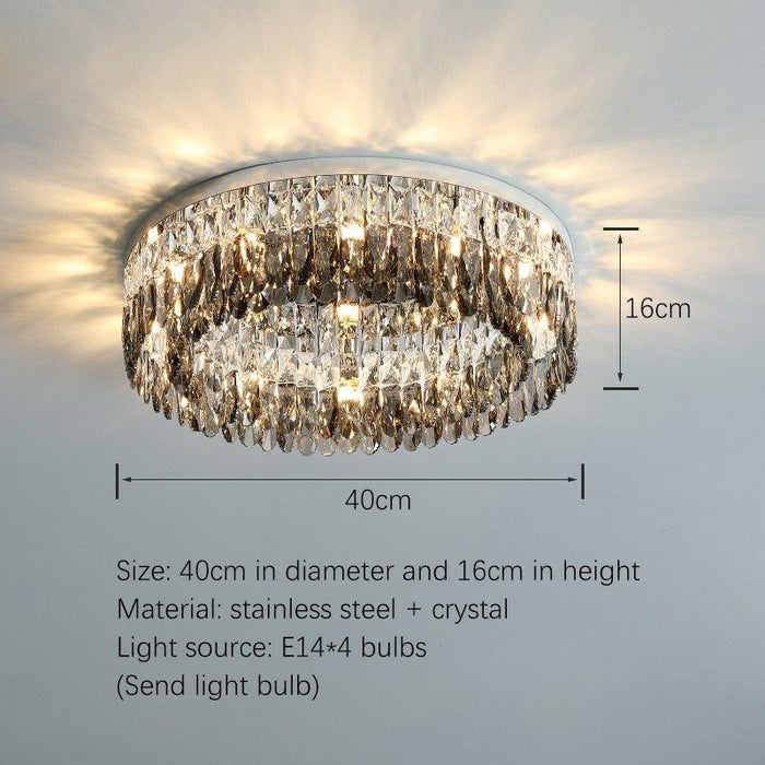 Crystal Luxury Golden Portal Chandelier - DWHOME