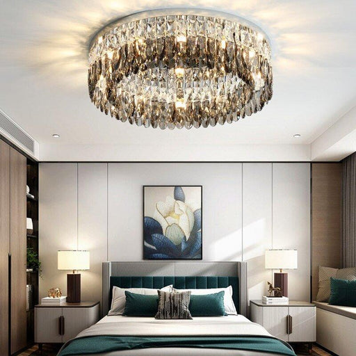 Crystal Luxury Golden Portal Chandelier.