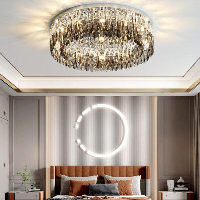 Crystal Luxury Golden Portal Chandelier - DWHOME