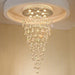 Crystal Luxury Golden Rainstorm Chandelier.