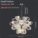 Crystal Luxury Golden Ribbon Chandelier - DWHOME