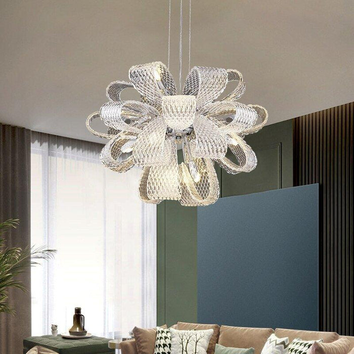 Crystal Luxury Golden Ribbon Chandelier - DWHOME