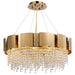 Crystal Luxury Golden Tiara Chandelier.