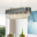 Crystal Luxury Matte Black Chandelier.