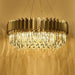 Crystal Luxury Matte Circle Chandelier.