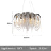 Crystal Luxury Steel Jellyfish Chandelier.