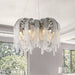 Crystal Luxury Steel Jellyfish Chandelier.