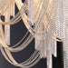 Crystal Luxury Steel Jellyfish Chandelier.