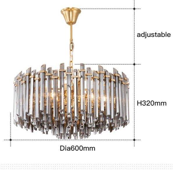 Crystal Luxury Tubellar Chandelier.