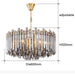 Crystal Luxury Tubellar Chandelier.