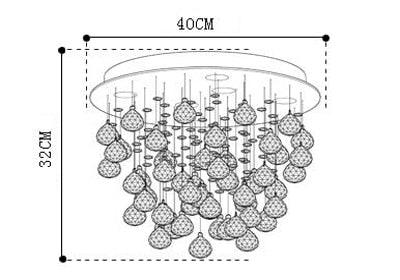 Crystal Luxury Universe Chandelier.