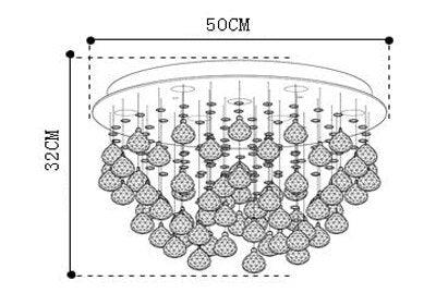 Crystal Luxury Universe Chandelier.