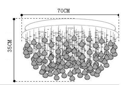 Crystal Luxury Universe Chandelier.