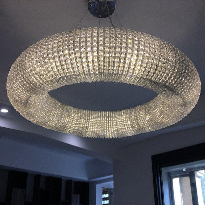 Crystal Luxury Wonder Halo Chandelier.