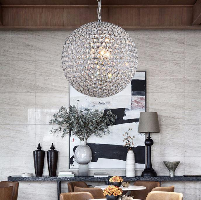 Crystal Modern LED Pendant Light.