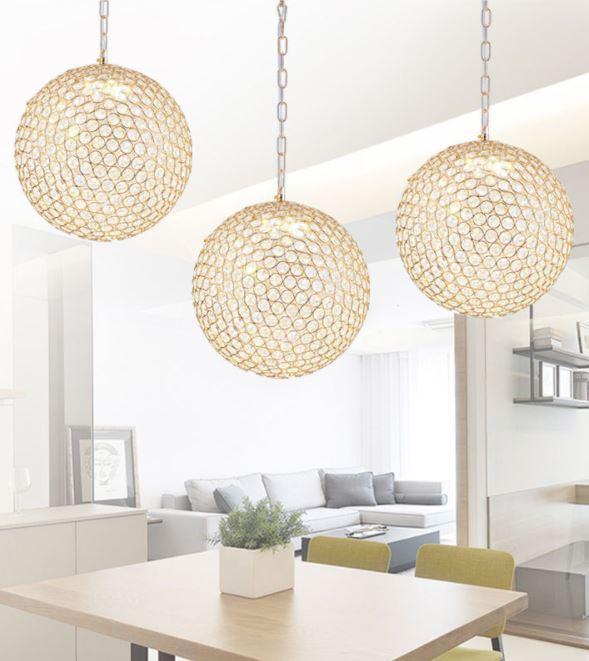 Crystal Modern LED Pendant Light.