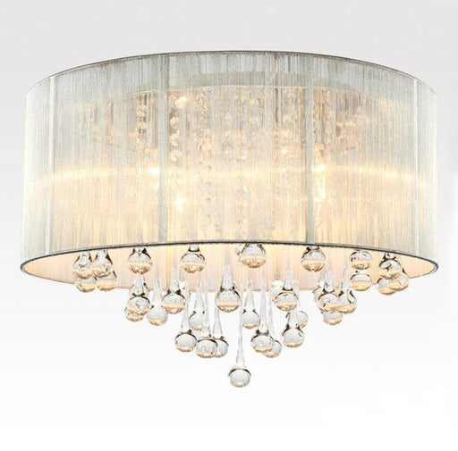 Crystal Modern Rain Drop LED Ceiling Light for Living Room Bedroom Dining Room.