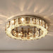 Crystal Modern Style Smoky Luxury Chandelier.