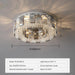 Crystal Modern Style Smoky Luxury Chandelier.