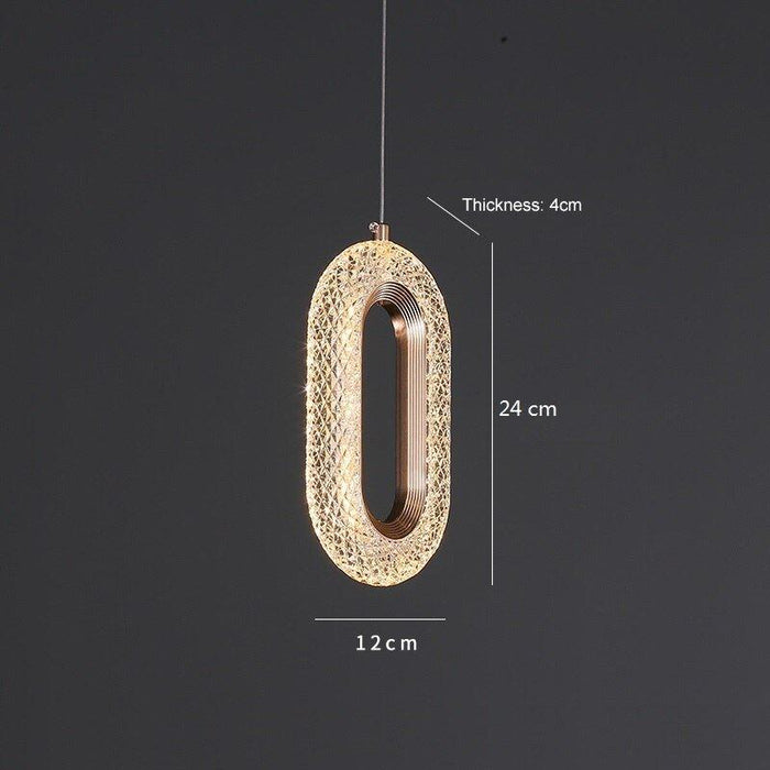 Crystal Oval Pendant Lights - DWHOME