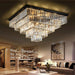 Crystal Squared Pyramid Luxury Chandelier.