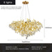 Crystal Stainless Steel Luxury Chandelier N READY.