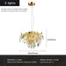 Crystal Stainless Steel Luxury Chandelier N READY.