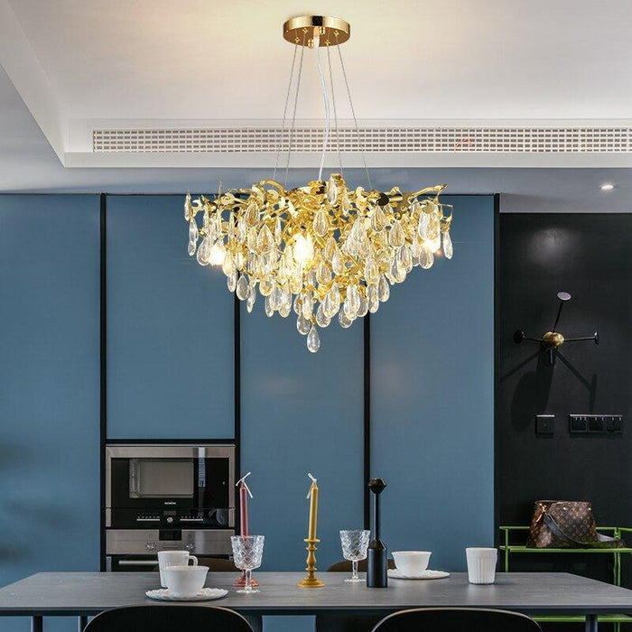 Crystal Stainless Steel Luxury Chandelier N READY.