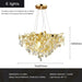 Crystal Stainless Steel Luxury Chandelier N READY.