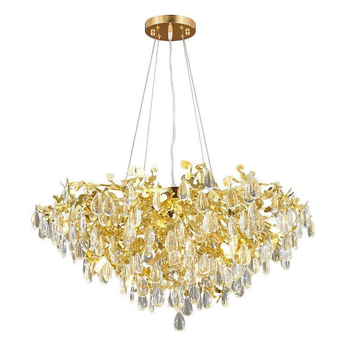 Crystal Stainless Steel Luxury Chandelier N READY.