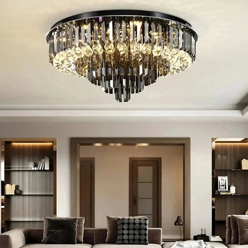 Gio Flush Mount Chandelier-DWHOME