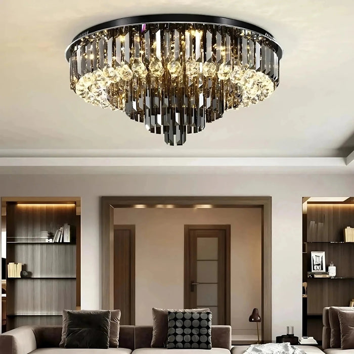 Gio Flush Mount Chandelier-DWHOME