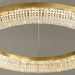 Bergamo Double Ring Crystal Chandelier.