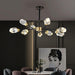 Bari Crystal Branch Chandelier, Black.