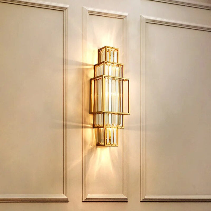 Gio 3-Light Crystal Wall Sconce.