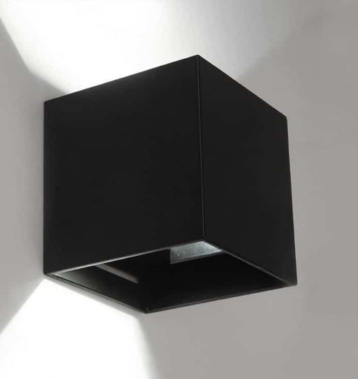 Cubanoe Square Cube Outdoor Wall Lamp.