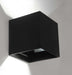 Cubanoe Square Cube Outdoor Wall Lamp.